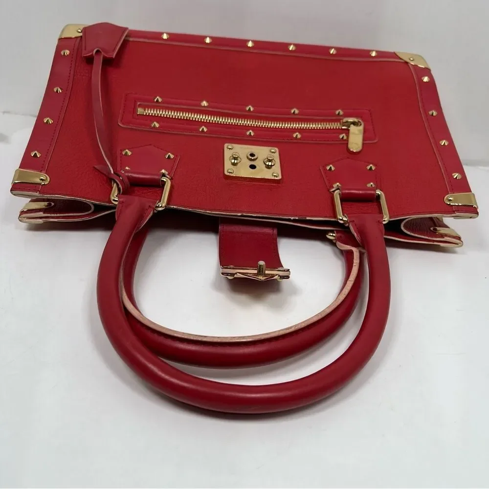 LOUIS VUITTON Le Fabuleux Shale Leather Shoulder Hand Bag Women Ladies Authentic